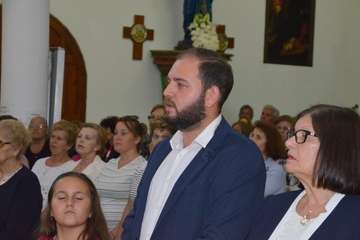 Misa y procesión religiosa en el El Calero de Telde (Foto Francisco Javier Santana)